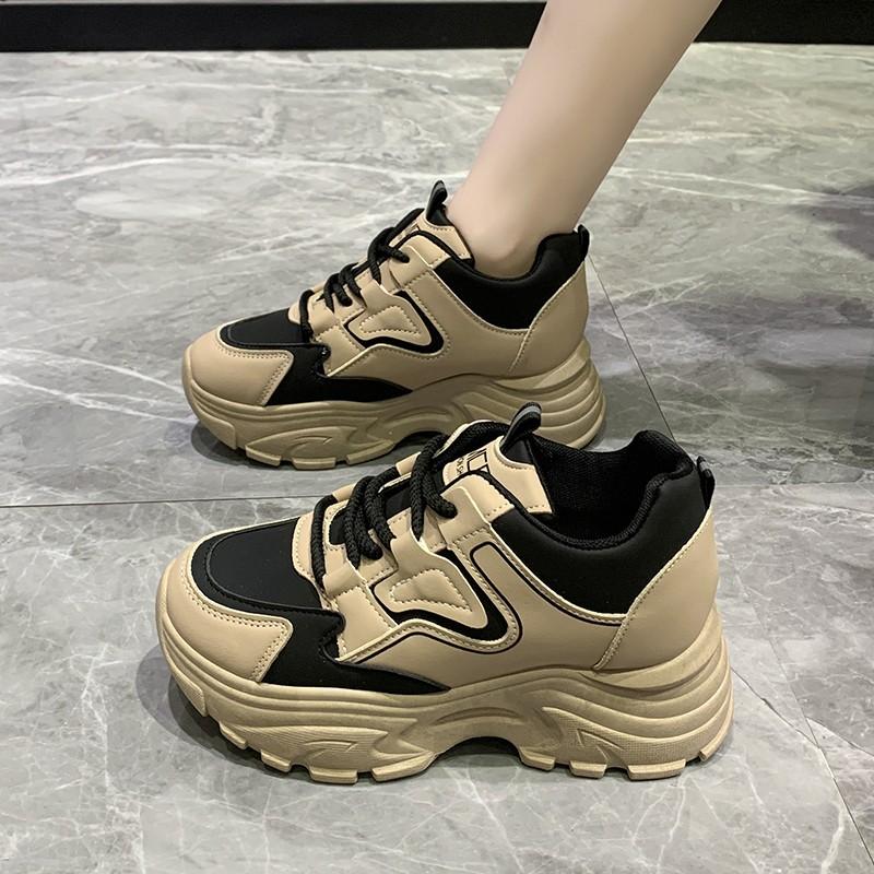 Damesportssko Lettvekt Pustende Damesko Godterifarge Flats Mote Nye fritidssko Tennis kvinnelige designersko