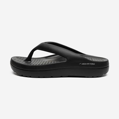 [AKIII CLASSIC] Arch-Fit Foam Flip Flops Mars Black [AKAOMUP01383-Mars Black]