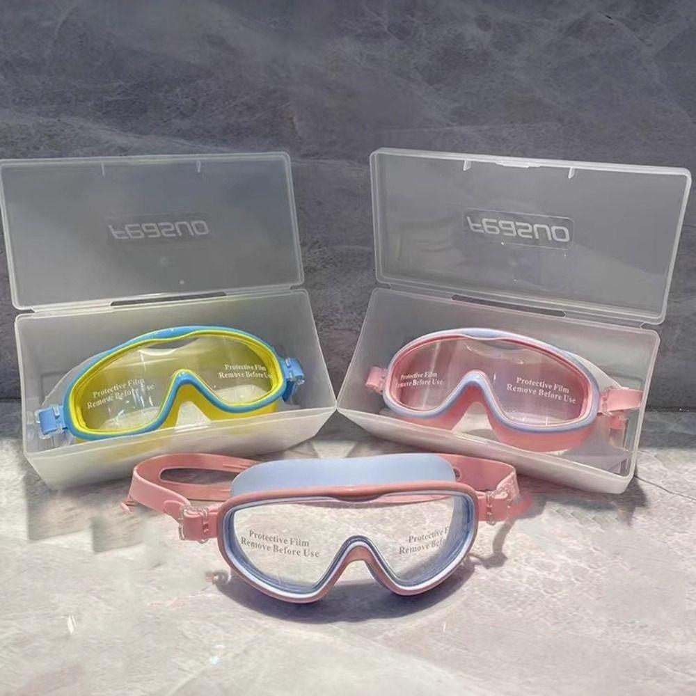 

Waterproof Swimming Goggles Anti-fog Swim Training Glasses Diving Eyewear Diving style B
