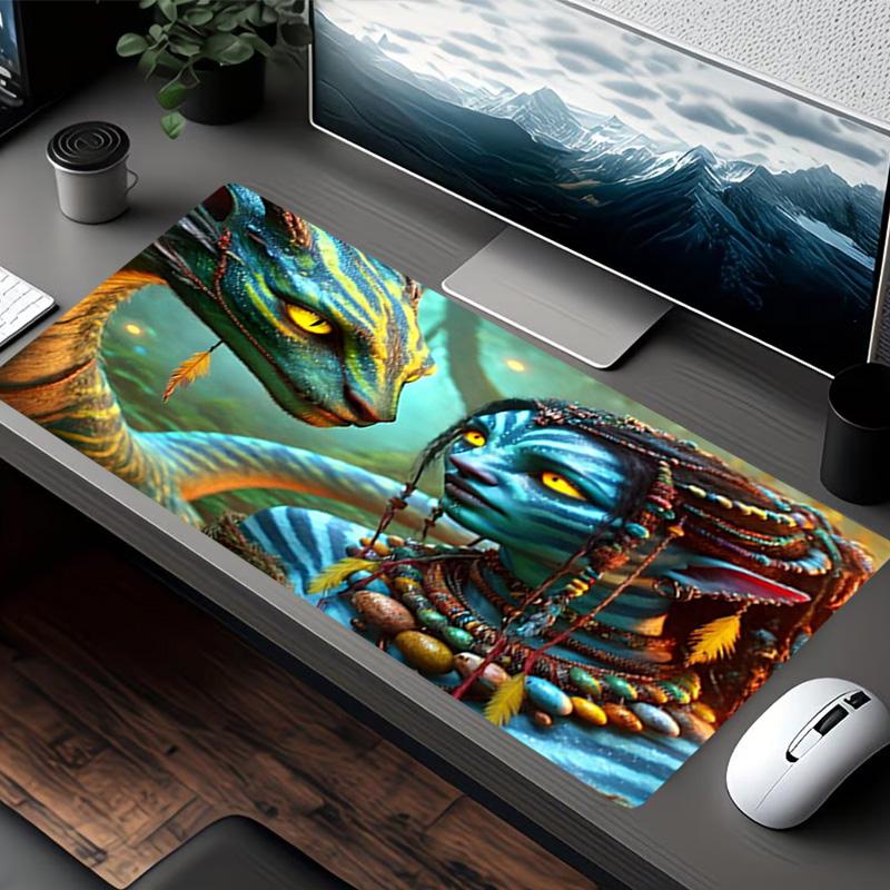 Avatar Baskılı Mouse Pad, Klavye Altlığı Dizüstü Bilgisayar Matı Ofis Ev Kullanımı İçin, Masa Dekoru, Oyuncular İçin Mükemmel Doğum Günü Hediyesi