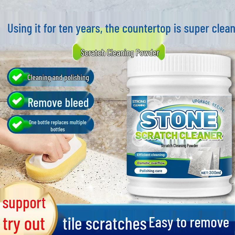 Matte Tile Scratch Remover & Repair Tool for Black Marks and Stains on Glazed Surfaces