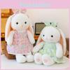Plush Rabbit Doll With Flower Dress For Kids Girls Gift And Bedroom Decor