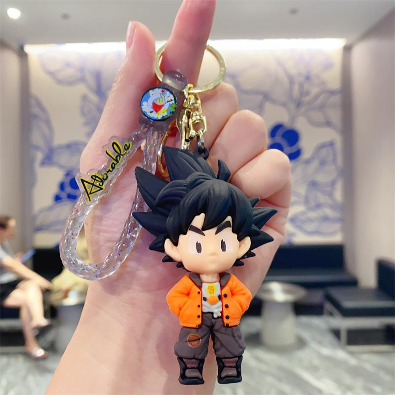 Мультяшный Анимационный Брелок Dragon Ball Крутой Сунь Укун Подвеска для Автомобиля, Сумки, Детская Игрушка, Кукла-Автомат, Подарок