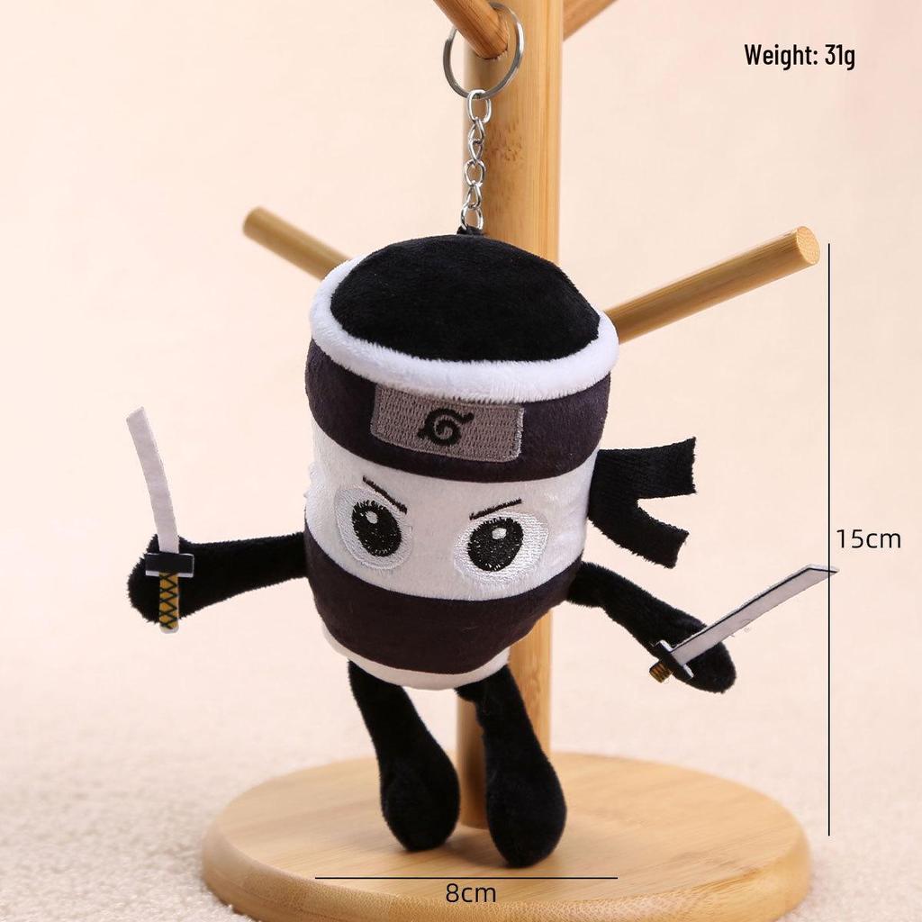 AI Klassiska Berg och Hav Gränsöverskridande Plysch Pinne Figur Nyckelring Hänge