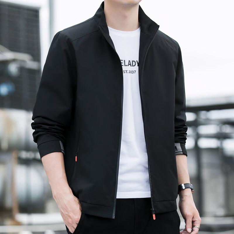 

Playboy Men s Stand Collar Casual Jacket 4XL