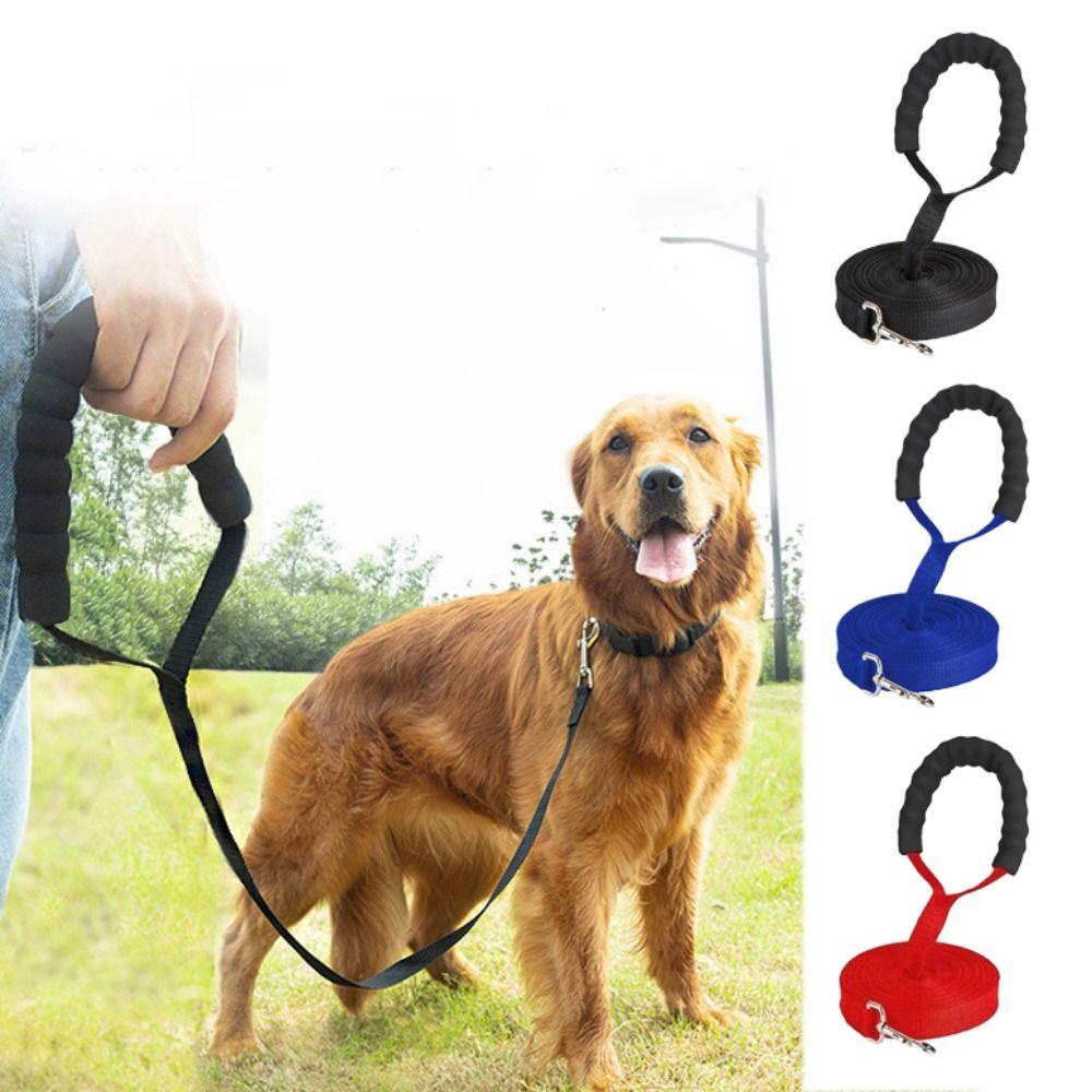 

Foam Handle Pet Traction Rope Nylon Dog Lead Leash Walking Dog Rope Pet Walking