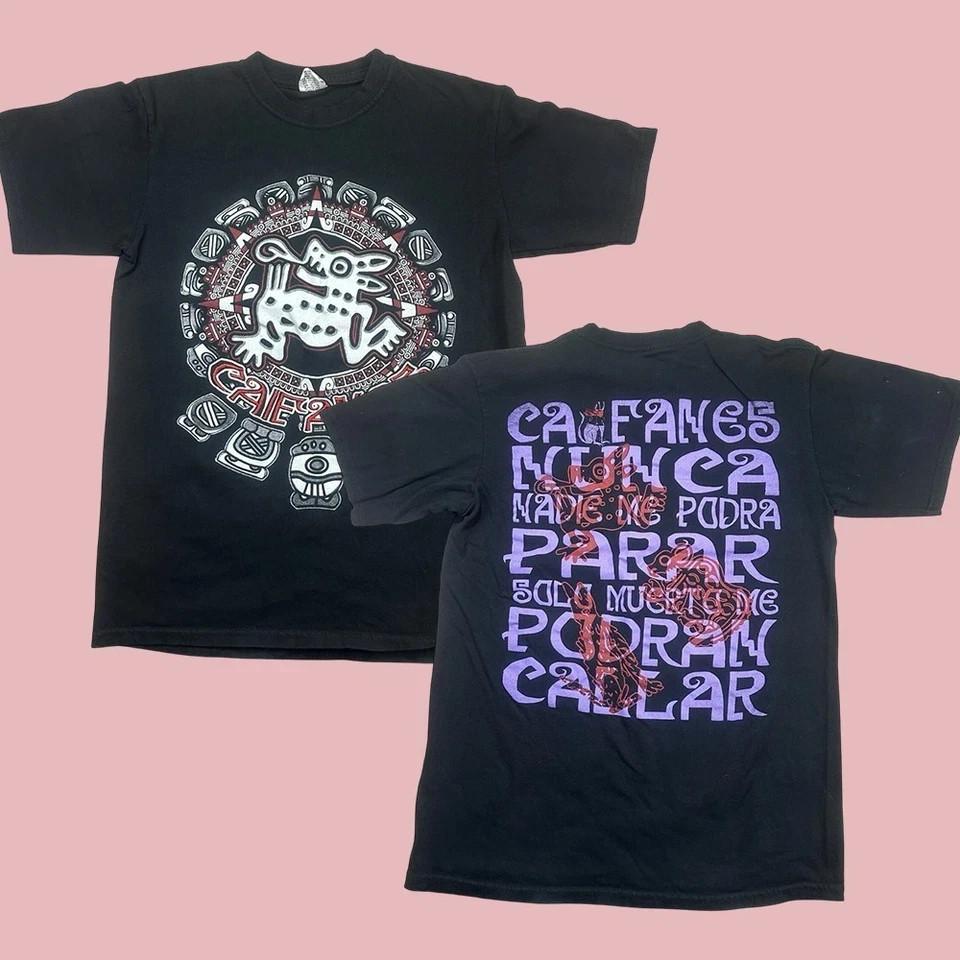 

New Apparel VTG CAIFANES MEXICO ROCK BAND TSHIRT SIZE 16D316 Unisex T-Shirt XXXXL