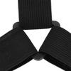 4pcs Adjustable Triangle Bed Mattress Sheet Holder Straps Clips Grippers Fasteners (Black)