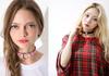 Skórzany Naszyjnik Choker Serce Obroża Gothic Rock