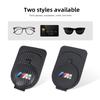 PU Leather Car Glasses Clip Multifunction Sun Visor Magnetic Eyeglasses Clip For BMW G80 G06 G07 G42 G14 G15 G16 M5 F20 Stickers npbf16