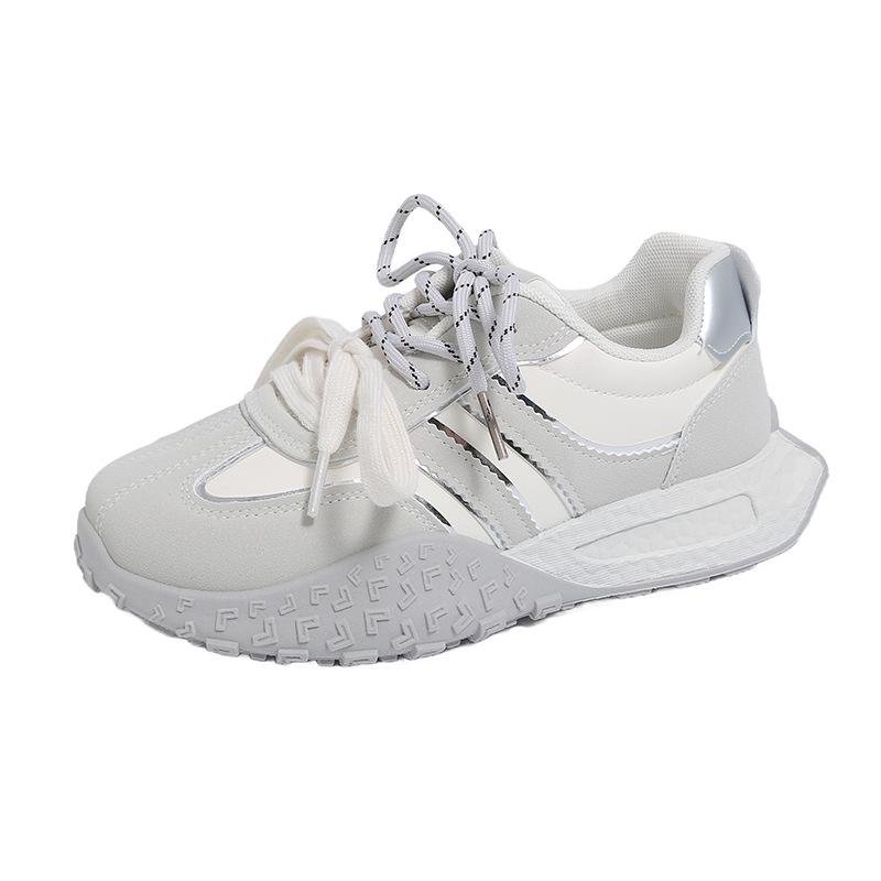 Ins Korean Version of the New Forrest Gump Shoes Women's 2025 Spring Student Sports Running Casual Shoes Platform Training Shoes W9529