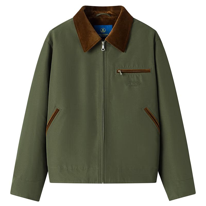 NVG·YOUNG Men's Collared Thickened Casual Padded Jacket