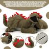 Fire Dragon Dog Heartbeat Toy, Puppy Behavioral Training Aid for Dog Sleep Aid Plush, Pet Companion Smart Dog Toys