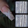 3D Starfish Shell Butterfly Flower Silicone Nail Mold Diy Nail Art Decoration Transparent Nail Template Manicure Design Tools
