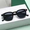 Round Vintage Sunglasses Woman Brand Designer Retro Rivet Sun Glasses Female Fashion Black Mirror Small Frame