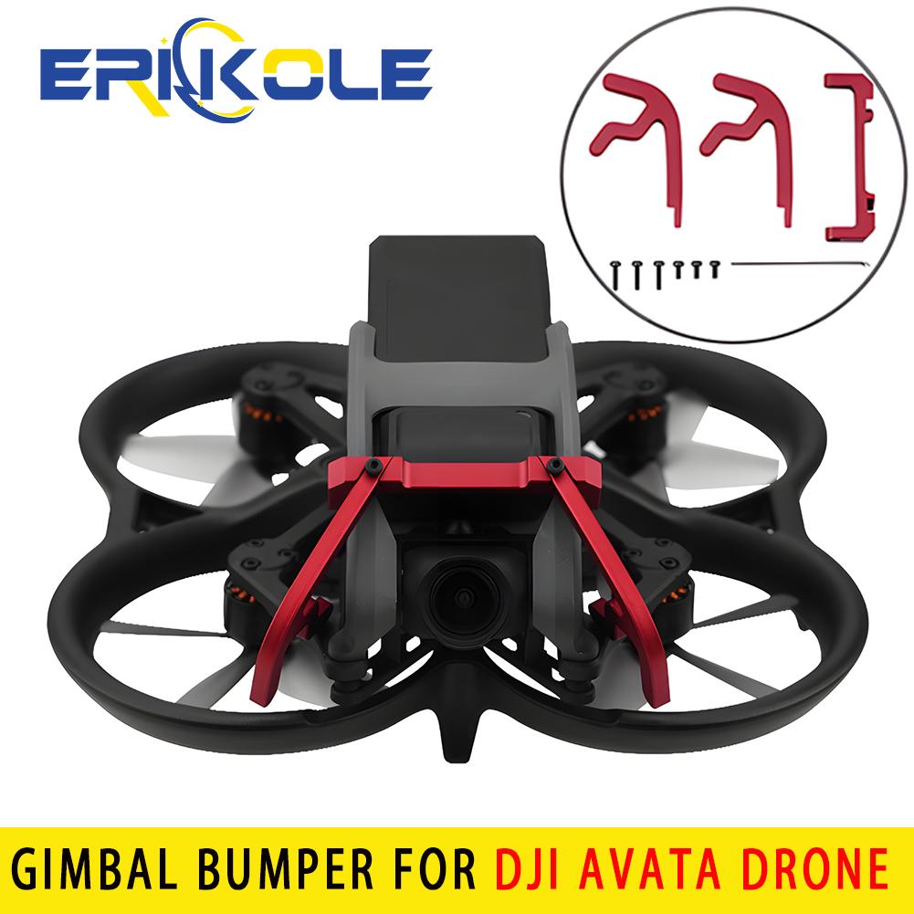 

Gimbal Bumper for DJI Avata Drone Top Aluminum Alloy Anti-Collision Bar Gimbal Camera Lens Protection Guard Accessories чорний