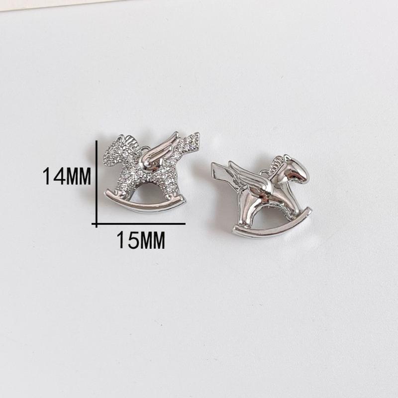 1PCS Pony Pendants Animal Horse Charms DIY Handmade Necklace Earrings Bracelet Jewelry Accessories Making Supplies