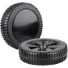 Plastic Barbecue Wheels with And Without Covers Sturdy Heat-resistant Wear-resistant Wheels Fork Carts Replacement Parts