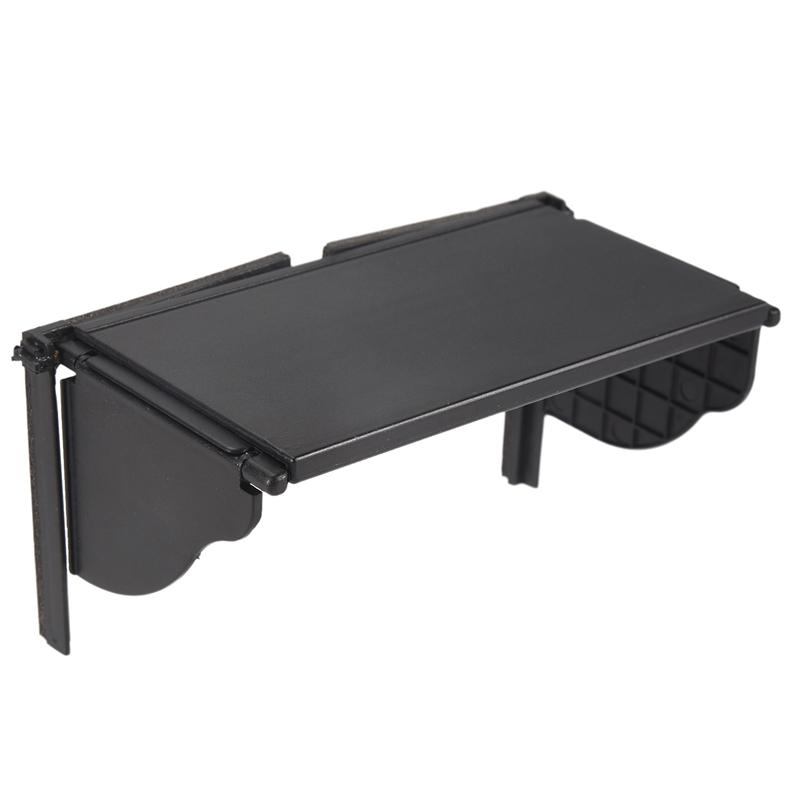 Car GPS Sun Shade Cover For 5.5-10 Inch Universal Barrier Light Cover GPS Navigation Screen Sun Shade Visor Hood nero