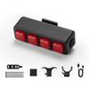 Smart Tail Light Long Battery Life Warning Brake Light for Road Mountain Bikes Smart Brake Light