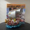 Anime One Piece 20th Anniversary Thousand Sunny Pirate Ship Cartoon Model Toy Desktop Decoration Collectible Birthday Gift