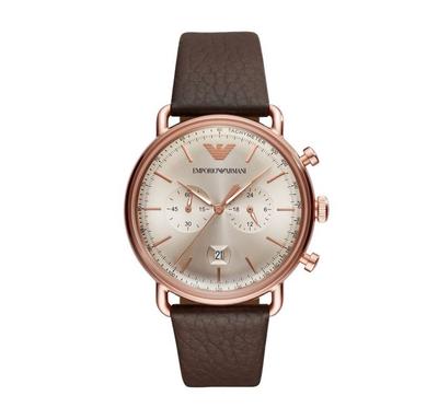 Hodinky ARMANI AR11106. Křemenový, Barva šedá. Měsíční.