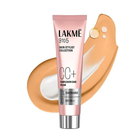 

Lakme 9 To 5 Complexion Care Face CC Cream, мед, SPF 30, маскирует темные пятна и недостатки, 30 г