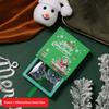 Christmas Ornament Packaging Box Creative Jewelry Suspension Box Badge Brooch Box Cartoon Christmas PE Storage Box
