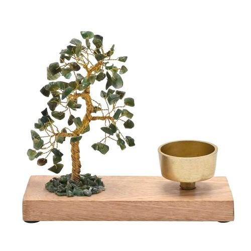 Serenity Gemstone Tree Tea Light Holder