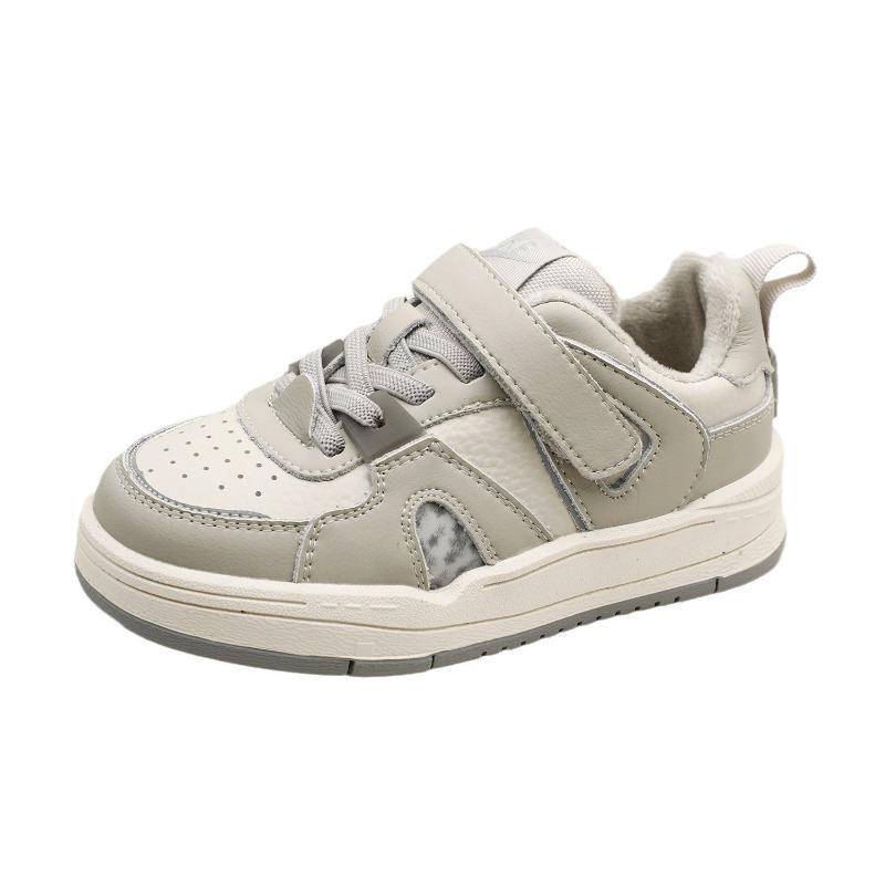 Winter New Children's Board Shoes Two Cotton Shoes Fashionable Versatile Male and Female Students Velvet Casual Shoes