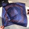Fashion Square Fashion Foreign Style Small Silk Scarf Women'S Headband Decorative Scarf Dual-Purpose Small Square Scarf New Scarf
