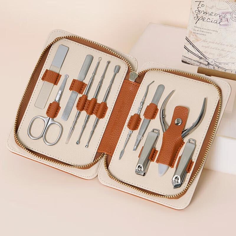 Zhou Mushi 11-Piece Stainless Steel Manicure Set