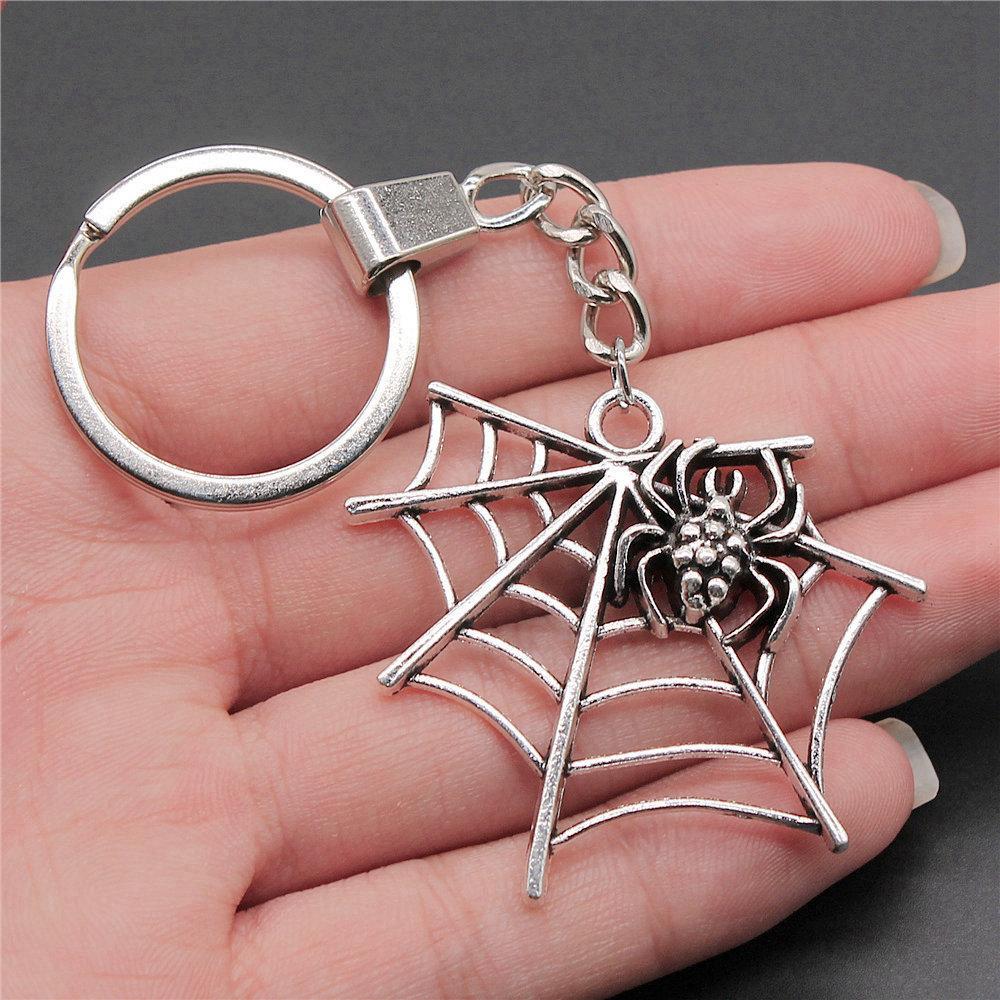 30mm Keychains Bat Cross Skull Vintage Jewelry Supplies QY006