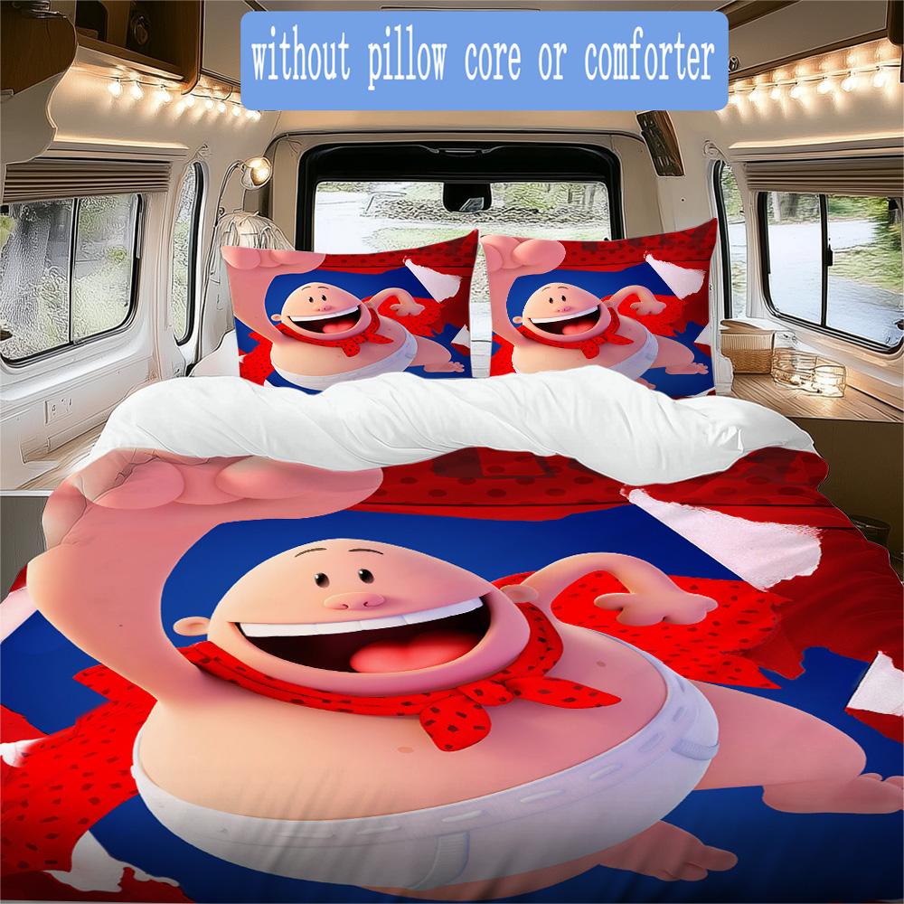 Poop Pants Pattern Bedding,Quilt Set Quilt Cover Pillowcase Home Birthday Gift (1*duvet cover+2*pillowcase,without core)XSJT0917259