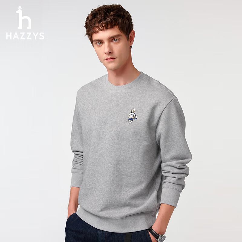 HAZZYS Men's PHIZ Series Crew Neck Sweatshirt