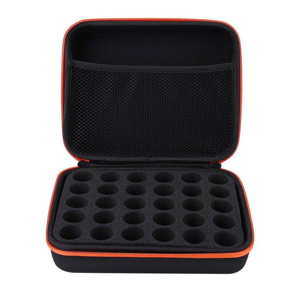 30 Slots Essential Oil Case 5ml 10ml 15ml Hard Shell Roller Bottles Storage Portable Shockproof Perfume Organizer
