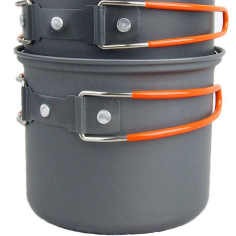 Portable Outdoor Camping Cookware & Stove Set