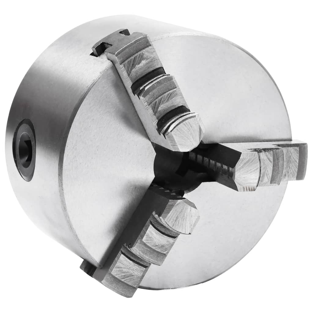 Vidaxl Mandrino Autocentrante per Tornio, 3 Ganasce, 100 Mm, Acciaio