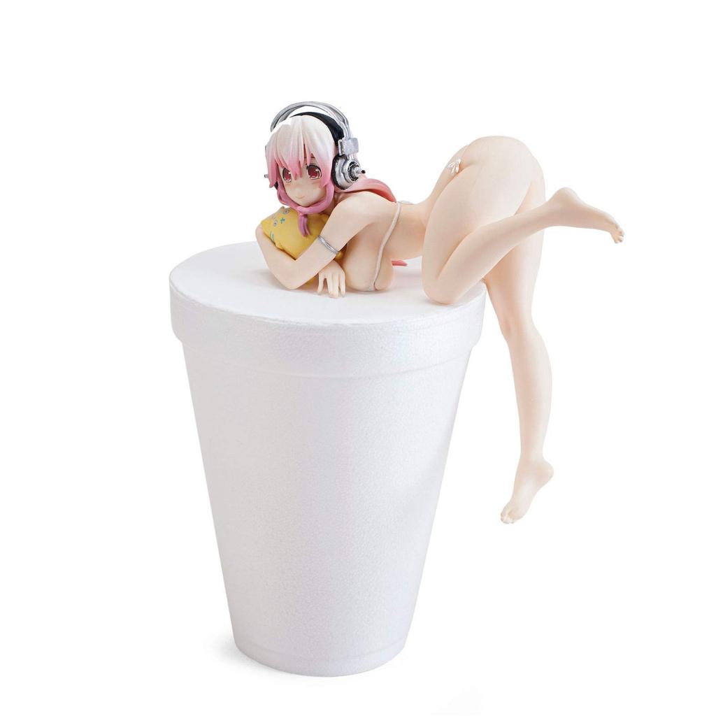Super Sonico Noodle Stopper Figure ~Renewal!~ White (Prize)