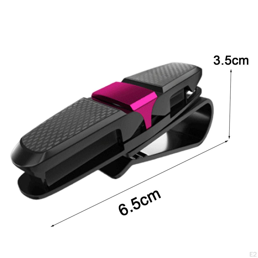 Car Sun Visor Clip Stand, Glasses Holder In Car, Double Ends Clip, Accessories for Cars, Trucks,