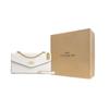 Coach Klare 26 Brand Micro Logo Chain Shoulder Strap Leather Envelope Bag Women Shoulder Bag Chalk-White CBI98-IMCHK