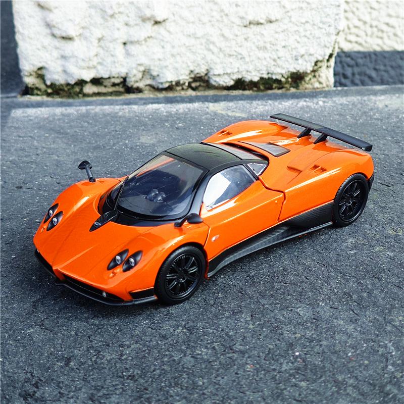 

1:24 Pagani Zonda F Huayra Alloy Sports Car Model Diecasts Metal Racing Car Vehicles Model Simulation Collection Childrens Gifts помаранчевий