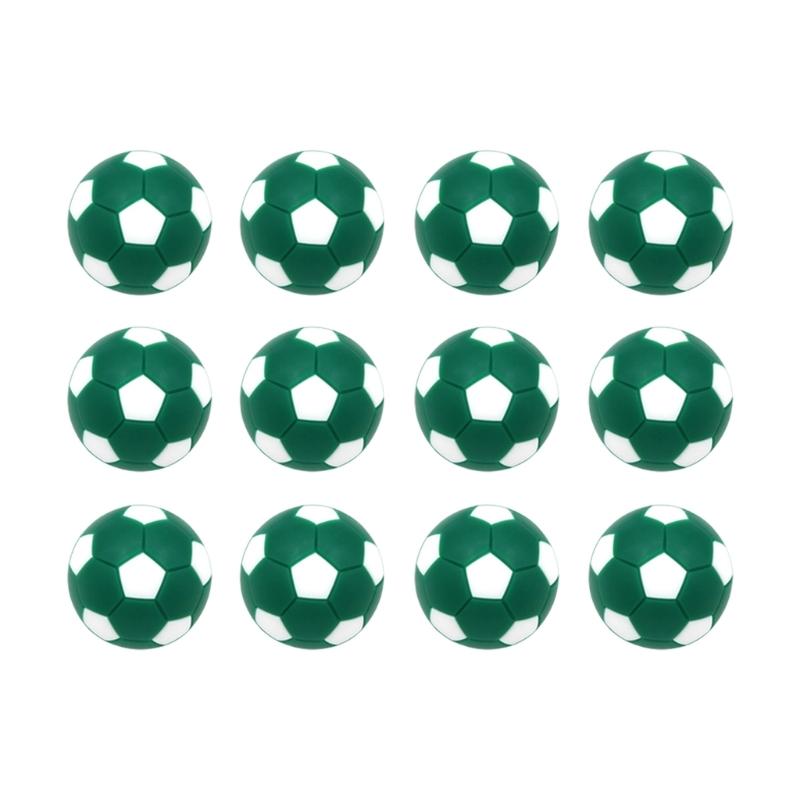 12Pcs Official Table Soccer Balls 28mm Foosballs Table Balls for Home Recreation Room Foosball Table Game Accessories