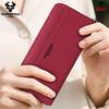 Humerpaul Ladies Wallet Leather Wallet RFID Anti-theft Swipe Wallet Zipper Large-capacity Wallet Multi-card Coin Purse
