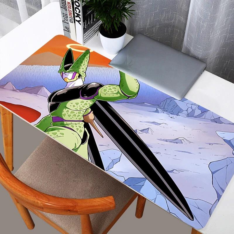 

DBZ Dragon Ball Cell Large E-sports Mouse Pad Smooth Flexible Rubber Gamer PC Computer Keyboard for CSGO Kawaii Mosuepad 30x60x0.2cm