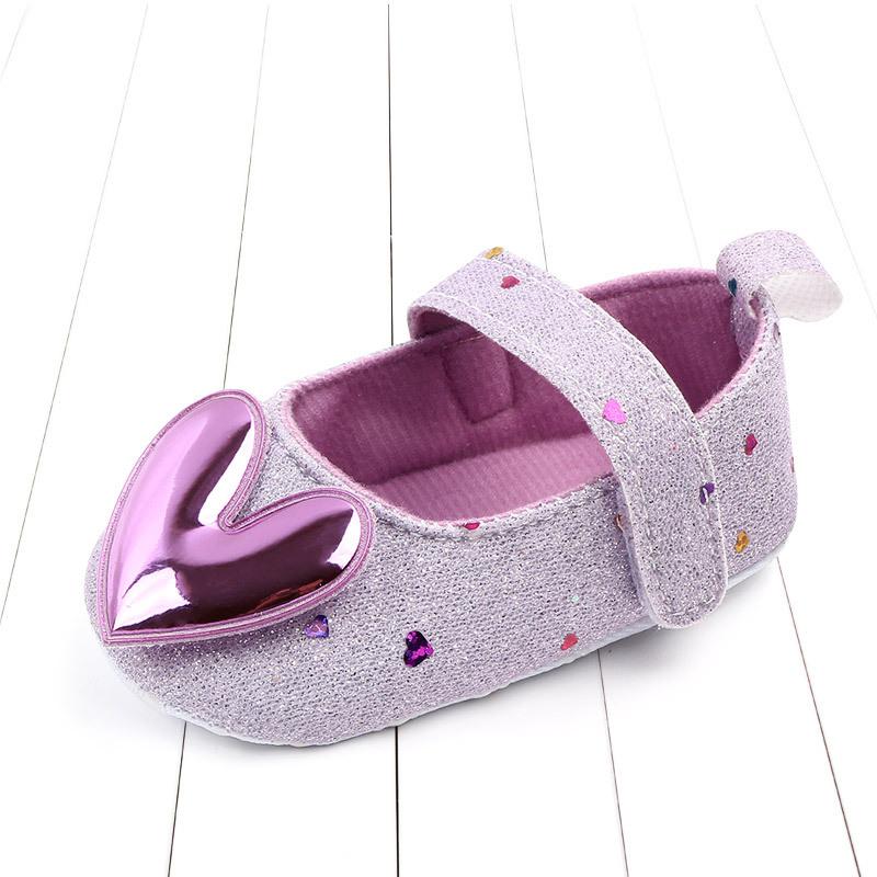 Shiny Baby Princess Shoes Baby Shoes Soft-soled Non-slip Single Shoes 0-1 Year Old Spring and Autumn