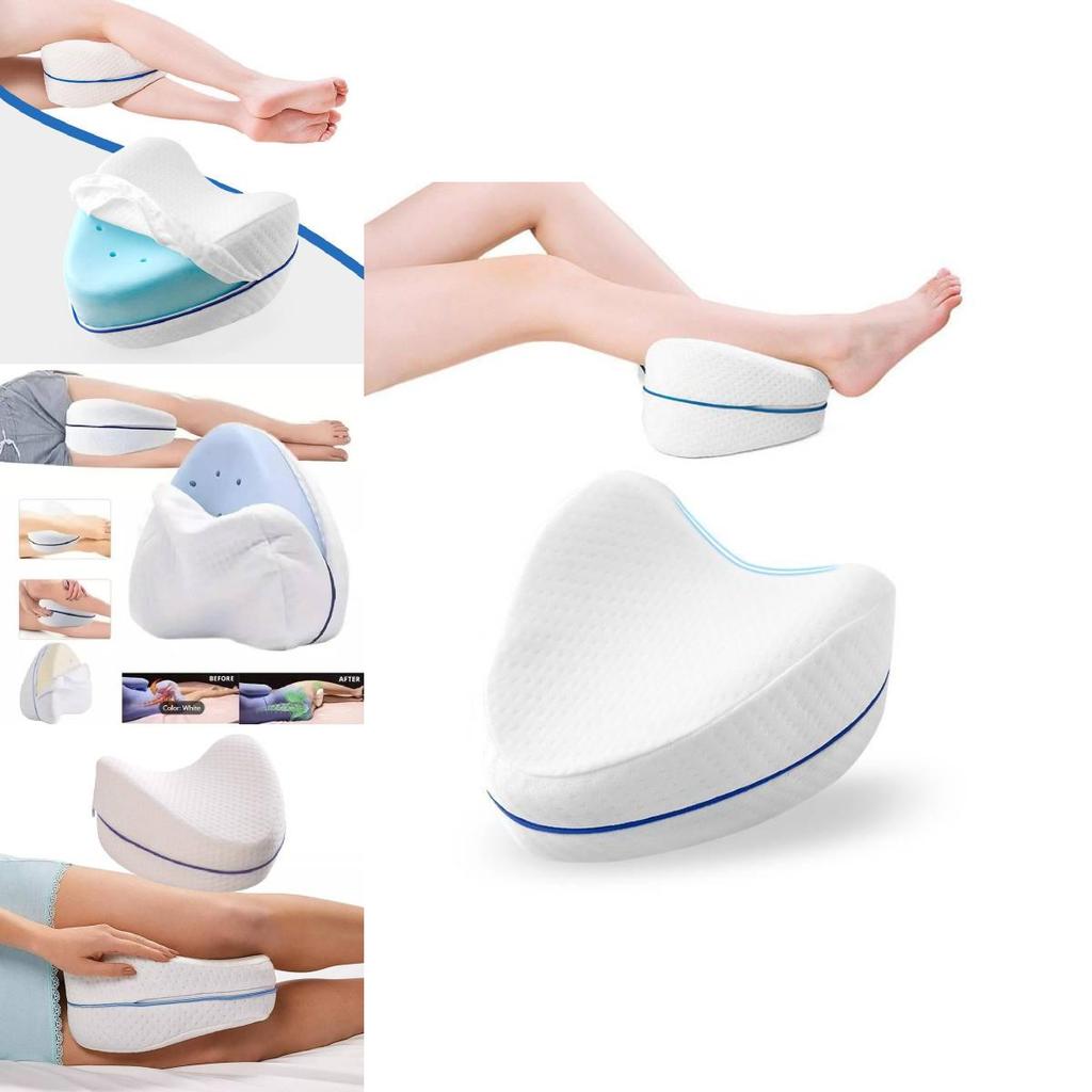 Cómoda Almohada para Piernas de Espuma Viscoelástica Para Durmientes de Lado Ideal Para el Embarazo y un Sueño Reparador