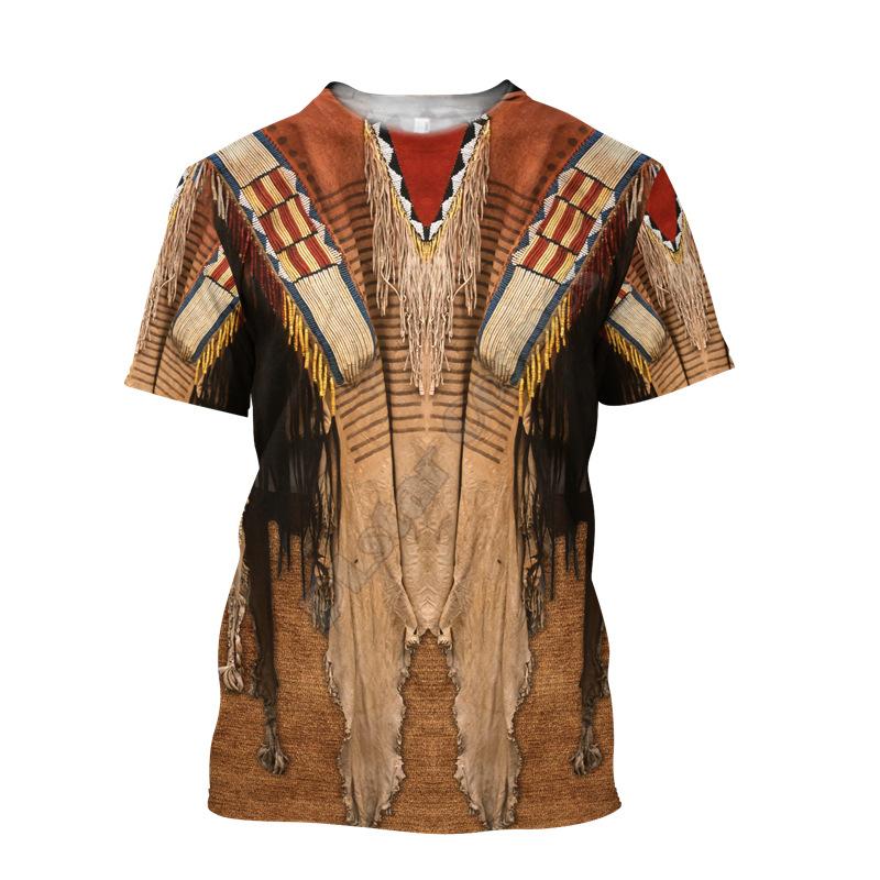 Trendig 3D Egyptisk Farao Tryckt T-shirt Sommar Casual Retro T-shirts Horus Öga Tryckt Herr Mode Oversized Kortärmad Topp
