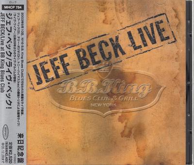 CD JEFF BECK  Jeff Beck LIve At B.B. King Blues  MHCP784 Epic 2005 Japan Rock Used