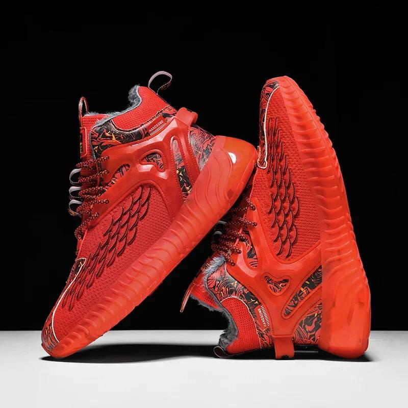 

мужские ботинки 2024 года, новые зимние тапочки, теплые мужские туфли, водонепроницаемые нескользящие плюшевые кроссовки, мужские теннисные туфли, ботинки, мужские кроссовки, зимние 39